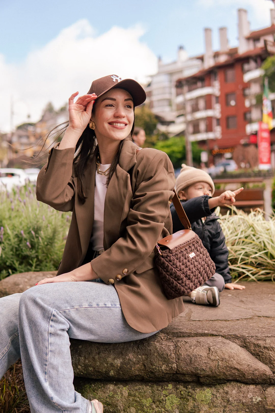 Ana Clara em um registro de viagem e lifestyle